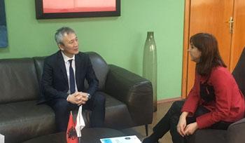Avokatja E Popullit Të Shqipërisë Zhvillon Një Takim Me Ambasadorin Japonez N...